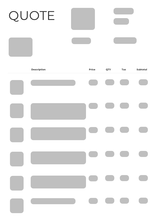 Sales quoting software